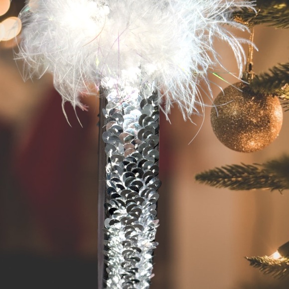 Christmas White Swan Headband, White Christmas Headpiece, Princess Tiara - Picture 11 of 16